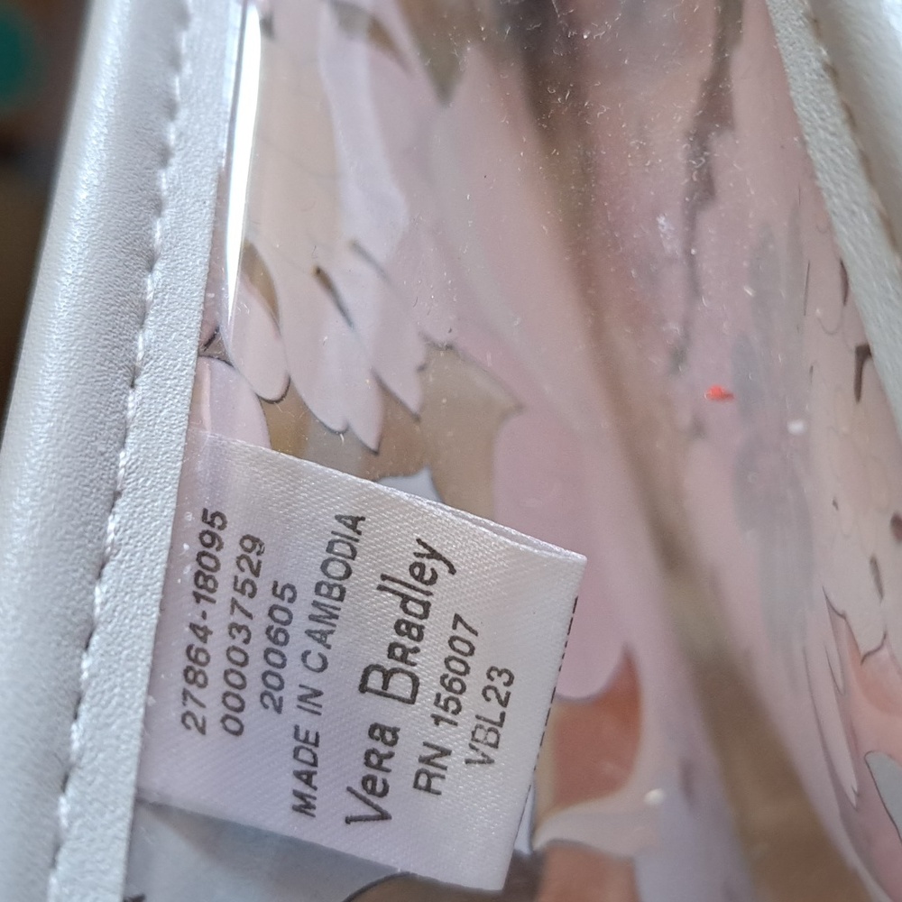 Vera Bradley Aloha Bloom Clear Beach Wristlet  NWT - Picture 6 of 6